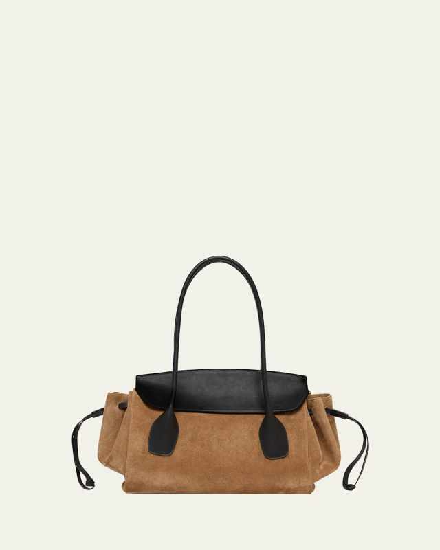 Voyage Small Suede Shoulder Bag
